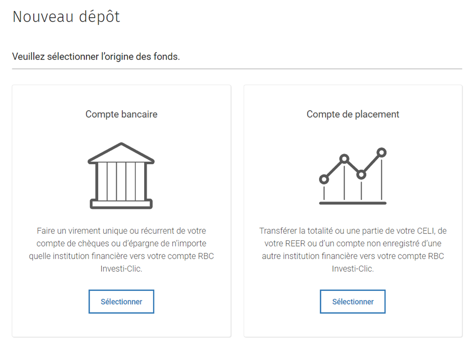Comptes bancaires – Services bancaires aux particuliers – RBC
