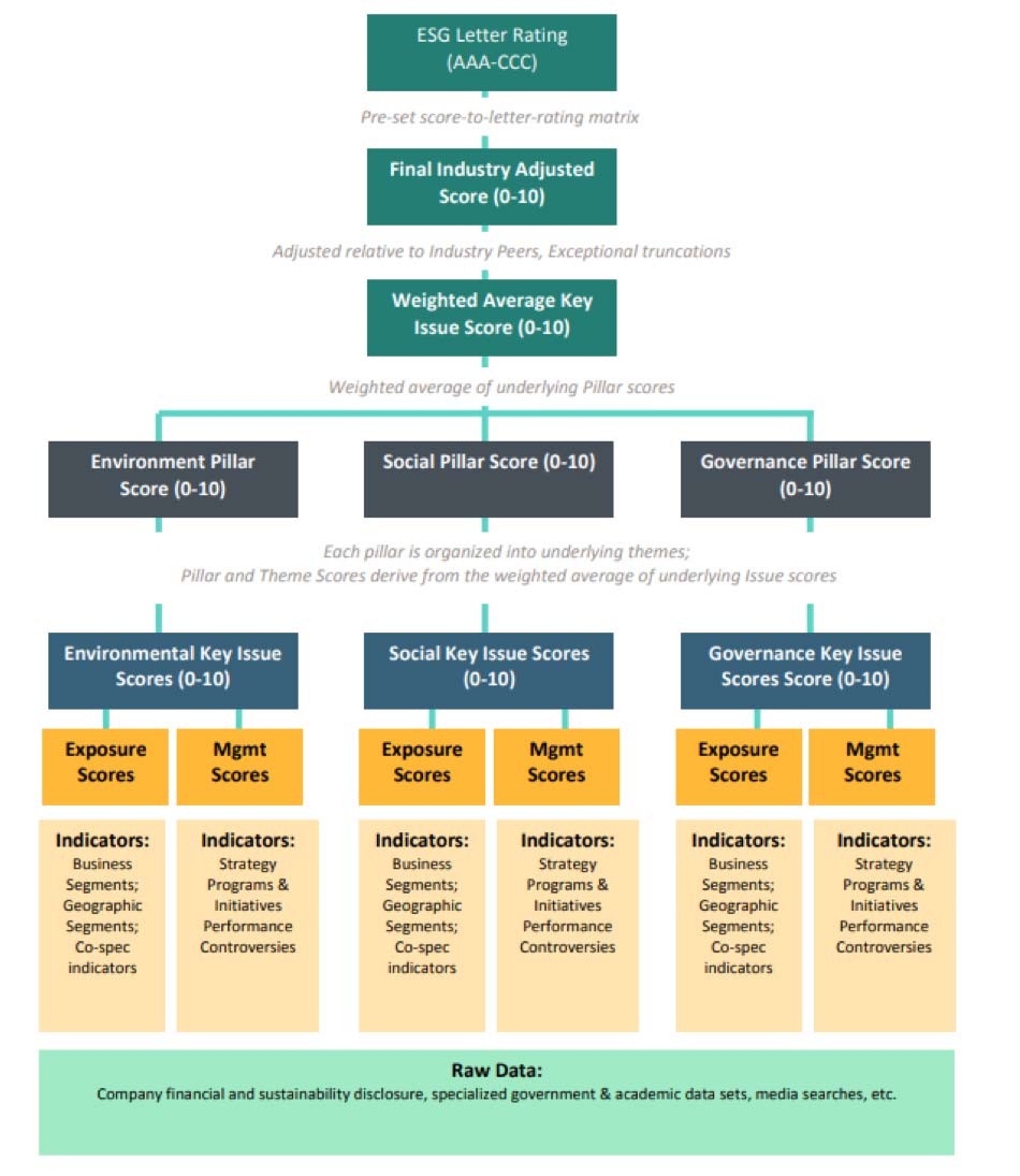 Process for the Calculation of a Key issue Risk chart